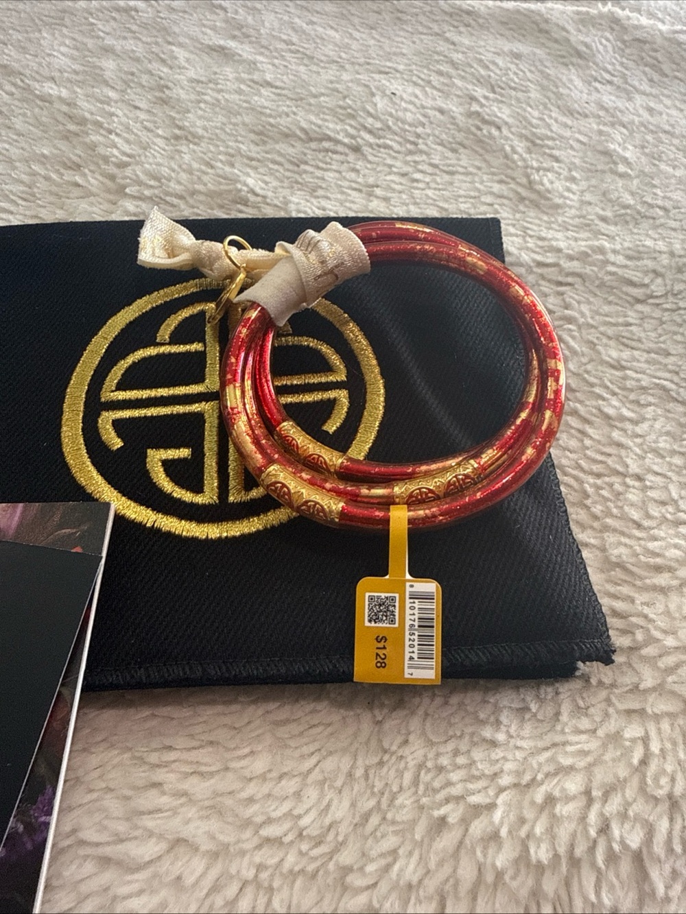 Budha Girl All Weather Bangle  Bracelet - Serenity Prayer Size M Set Of 3